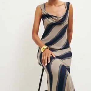 Reformation Indra Dress in Cello Stripe Size M